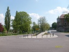 Der umgebaute Saaleplatz in Alsleben