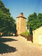 Der Feuerwehrturm in Alsleben am Schulberg