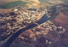 Alsleben Luftbild mit Saalebrücke
