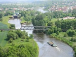Alsleben Luftbild mit alter Eisenbahnbrücke
