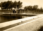 Die Übergabe des Schwimmbades durch den Bürgermeister