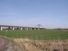 Die Autobahnbrück vom Saaleradweg vom Saaleradweg 