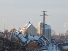 Alsleben die alte Saalemühle im Winter