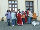 Der Hort beim Weihnachtssingen auf dem Markt 2005