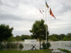Der Mast von Wassersport in Alsleben, 03.06.2013 um 15 Uhr