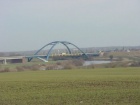Die Autobahnbrücke bei Alsleben