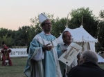 Bischof Thietmar und Bürgermeister Schinke