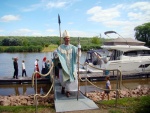 Thietmars Flussreise - Begrüßung des Bischoffs
